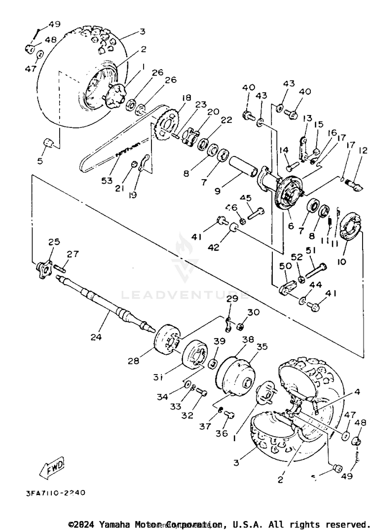 Rear Wheel Schematic
