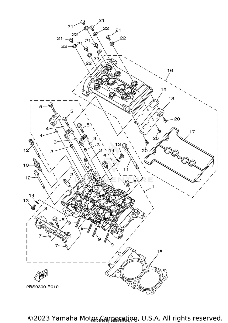 Cylinder Head Schematic