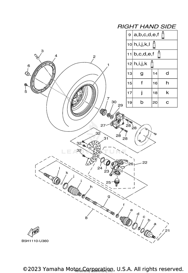 Front Wheel 2 Schematic