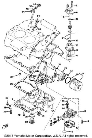 Oil Pump - Oil Cleaner Schematic