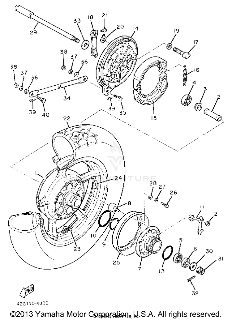 Rear Wheel Schematic