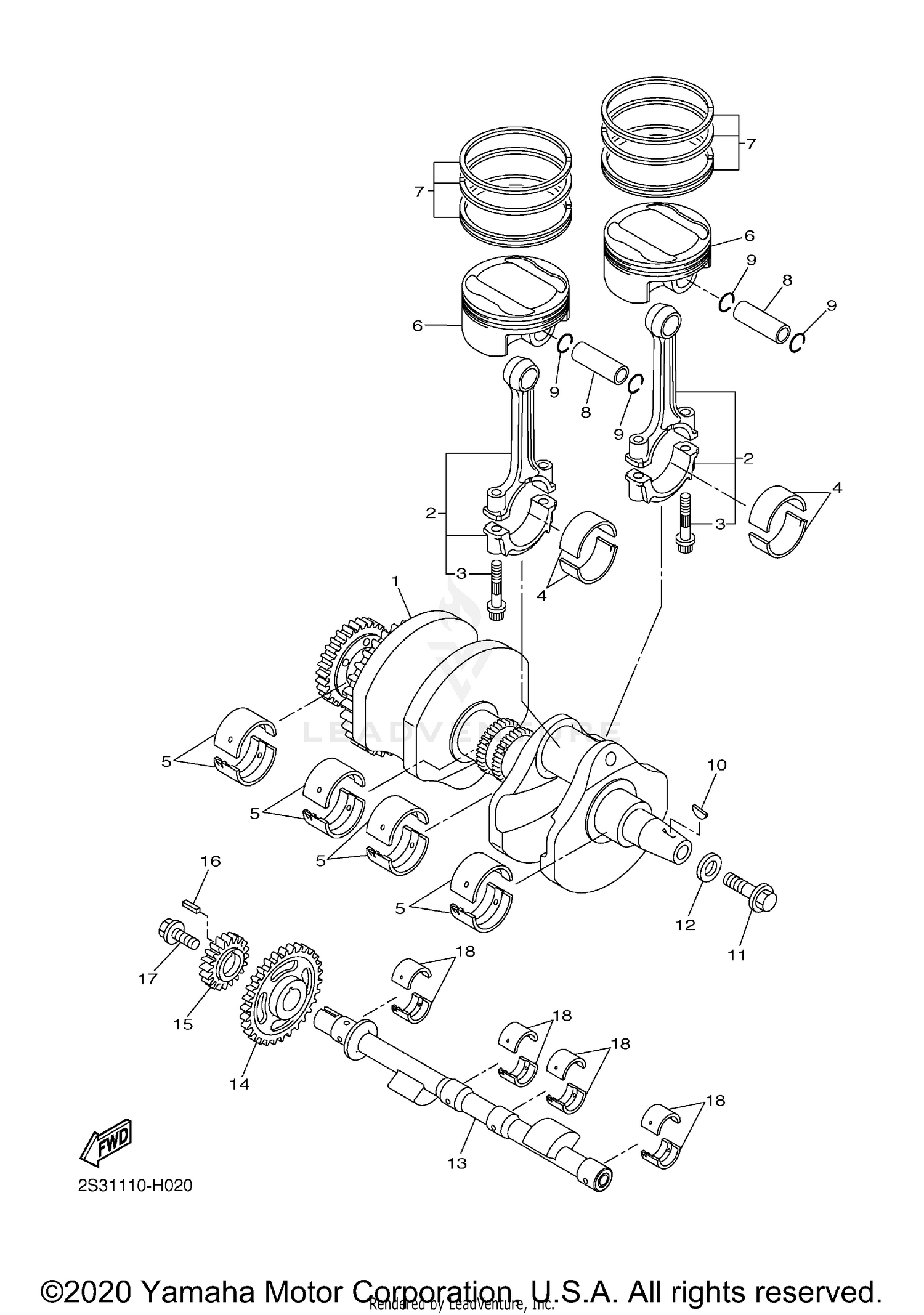 CRANKSHAFT & PISTON