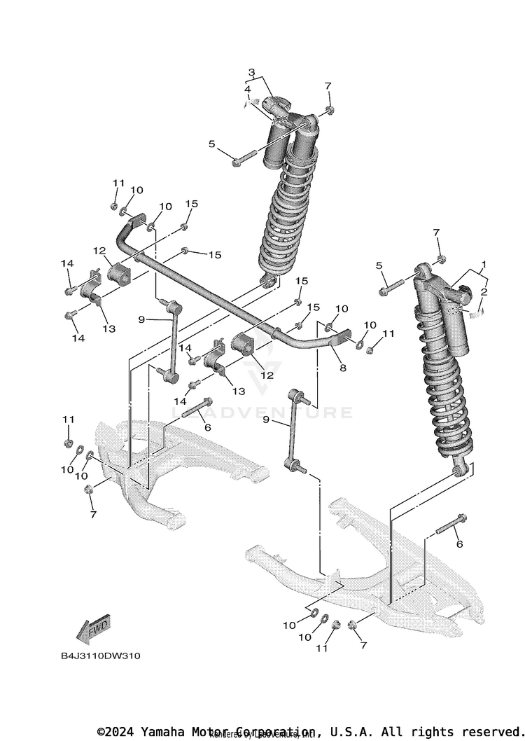 Rear Suspension Schematic