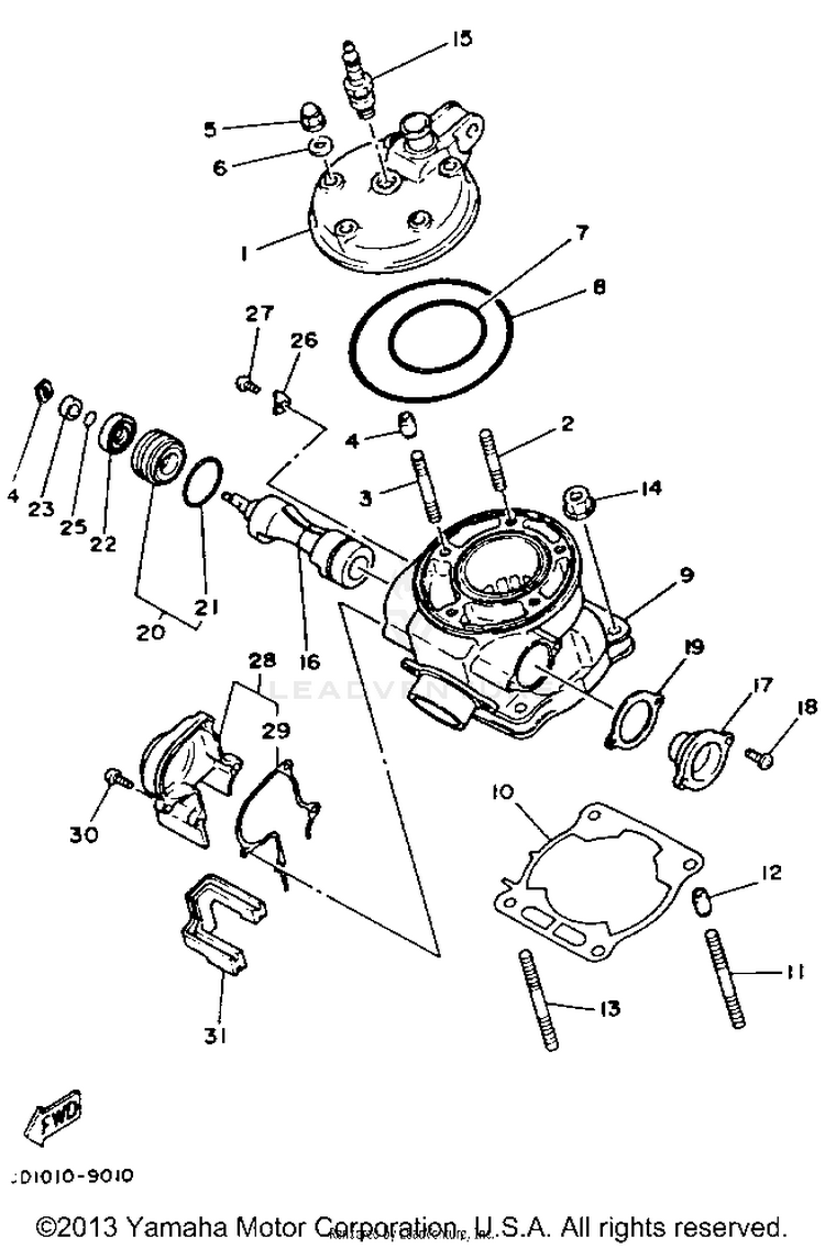 Cylinder Head Schematic