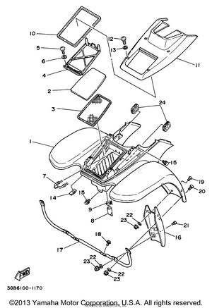 Front Fender Schematic