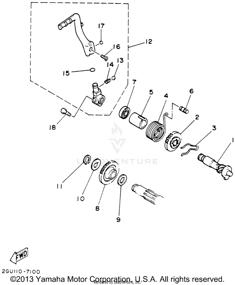 Starter BANSHEE - YFZ350F - 1994 Schematic