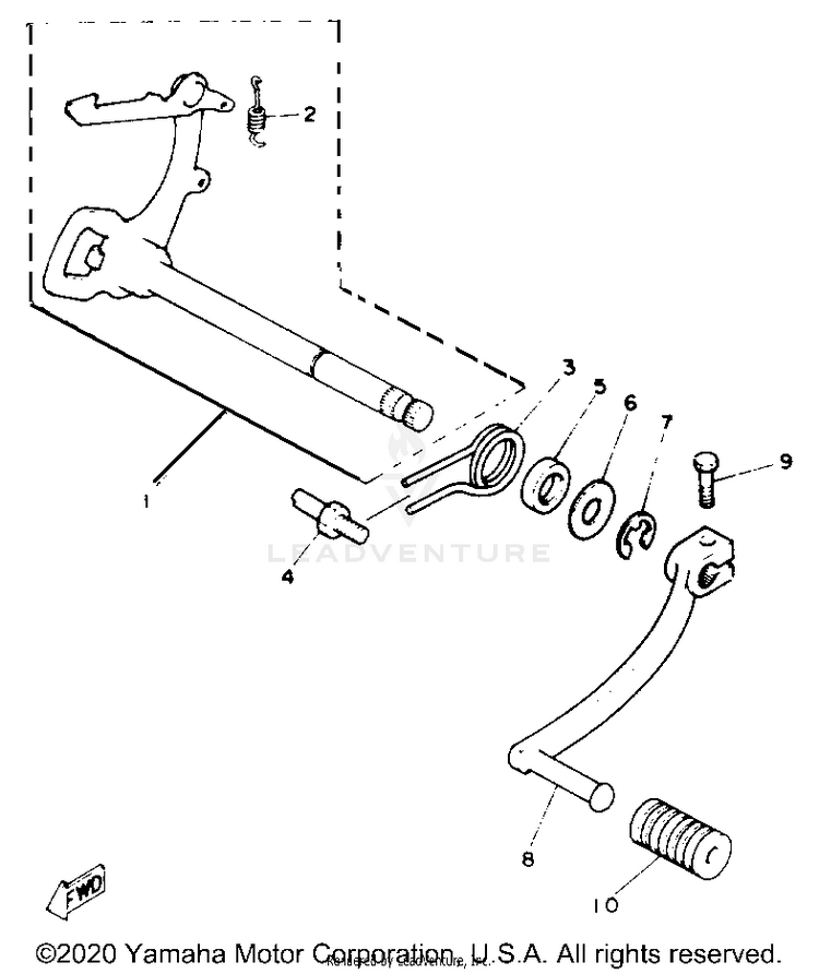 Shift Shaft Schematic