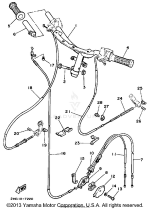 Handlebar-cable Schematic