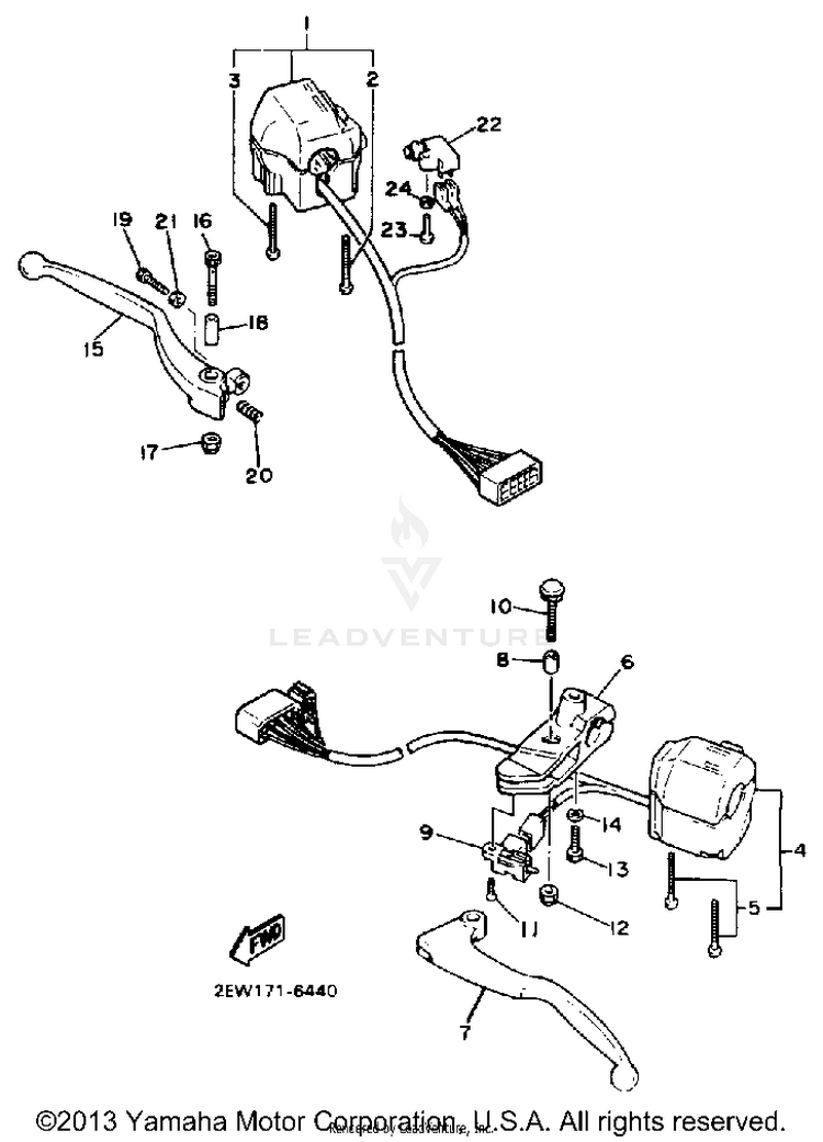 Handle Switch Lever Schematic