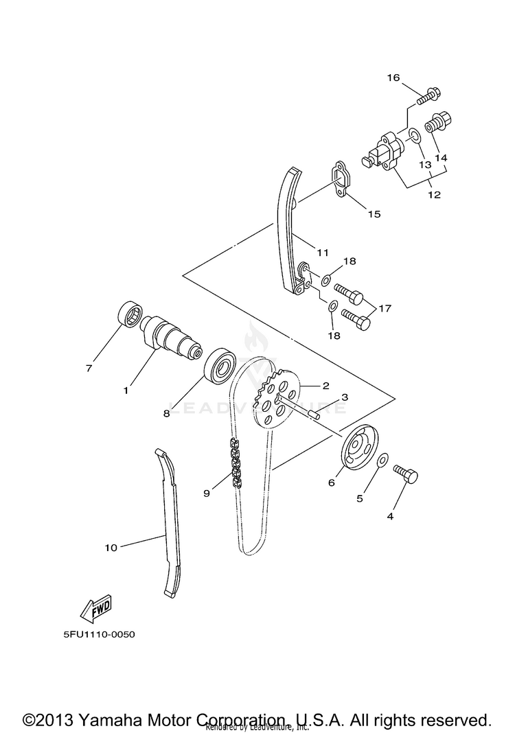 Camshaft Chain Schematic