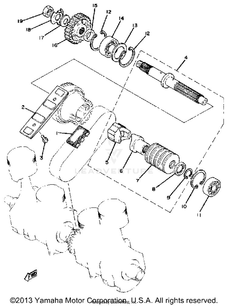 Primary Chain-Shaft Schematic