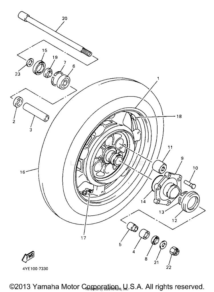 Rear Wheel Schematic