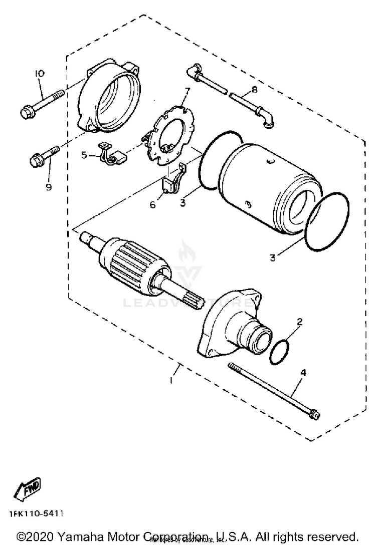 Starting Motor Schematic