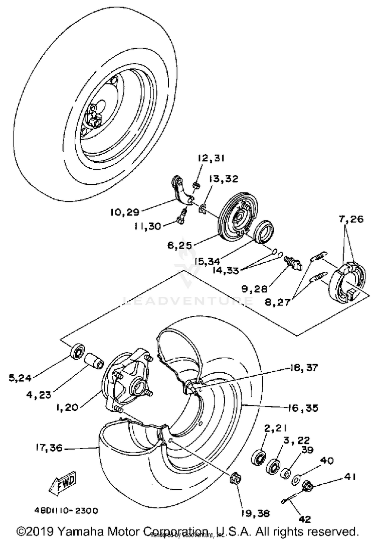 Front Wheel Schematic
