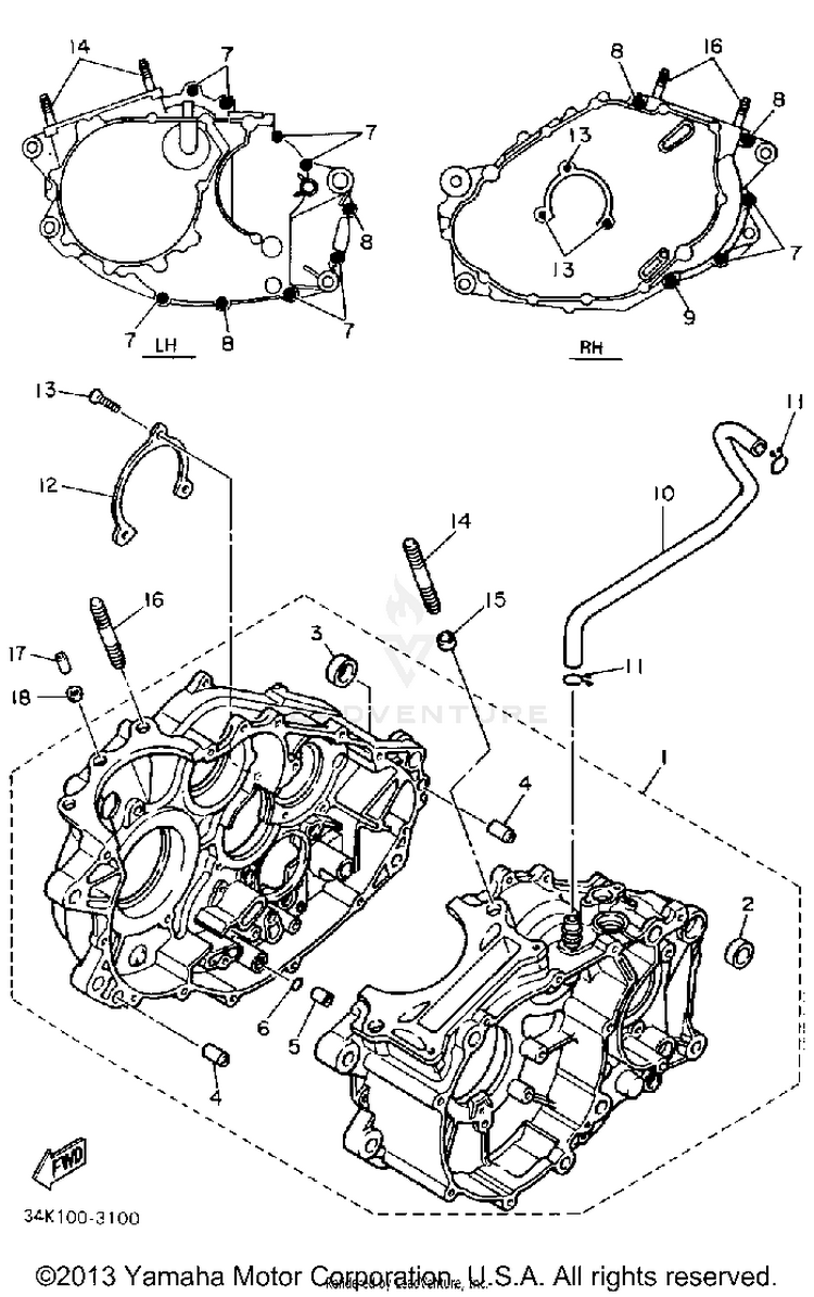Crankcase Schematic