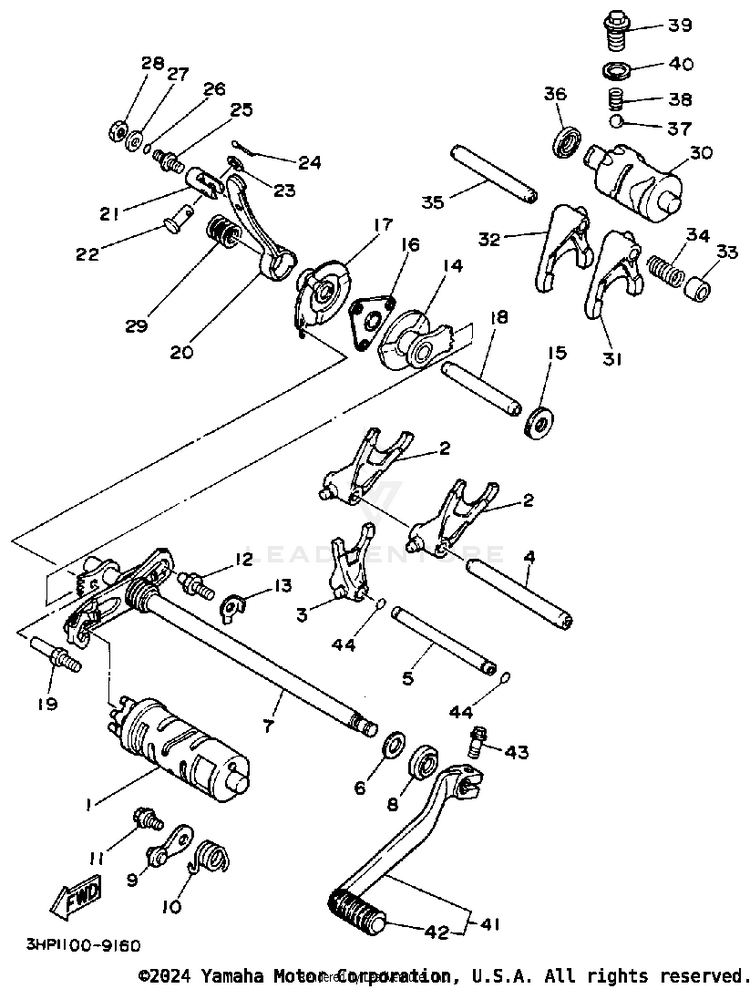 Shift Cam - Fork Schematic