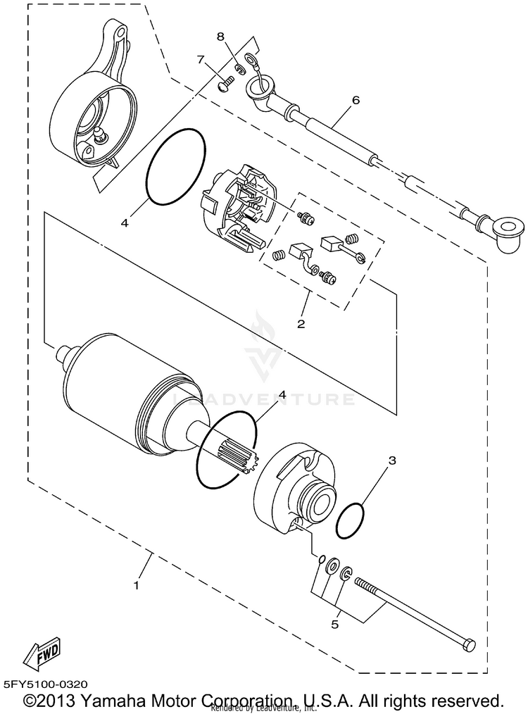 Starting Motor Schematic