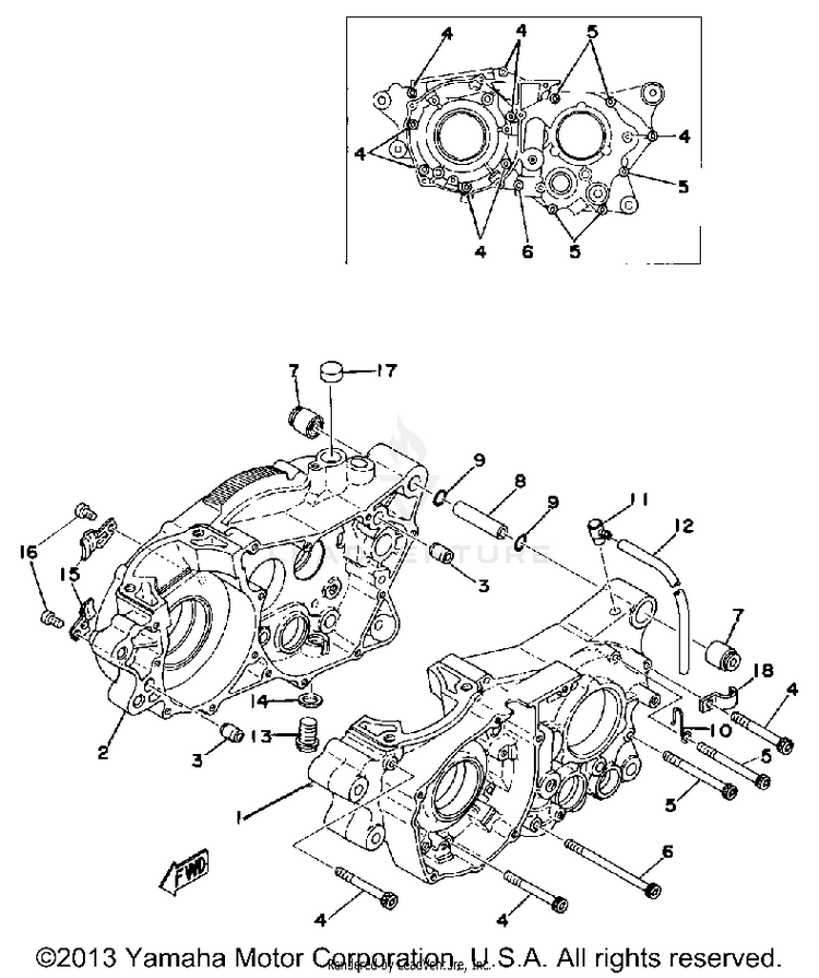 Crankcase Schematic
