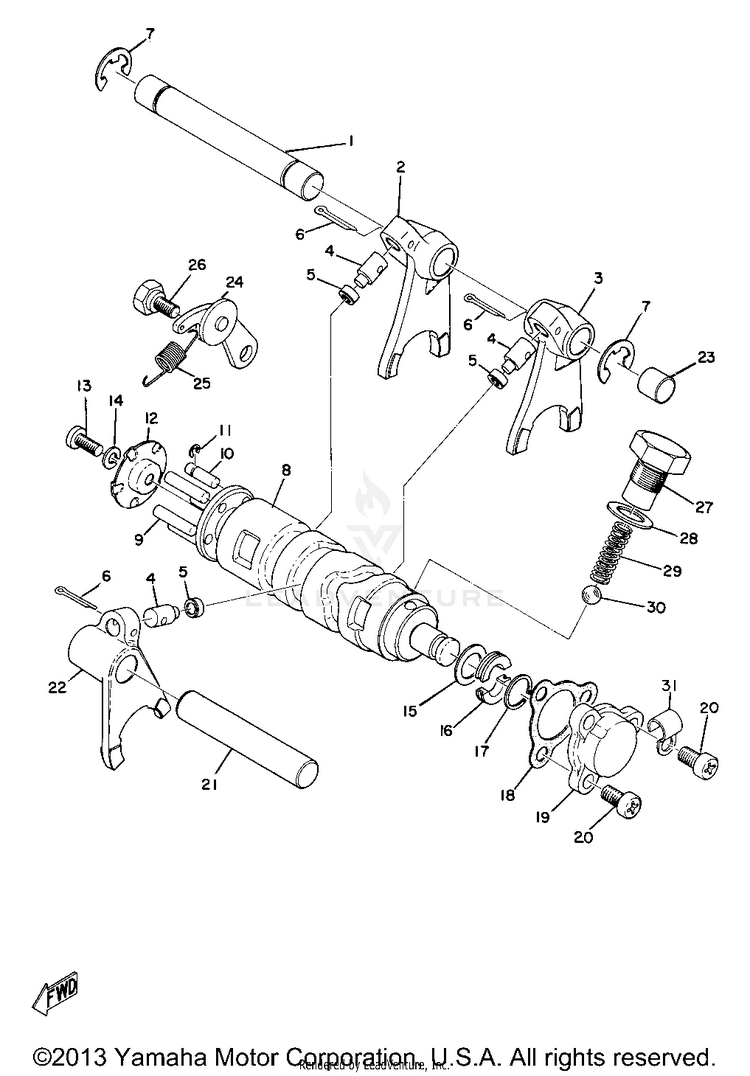 Shifter 1 AT1B - 1970 Schematic