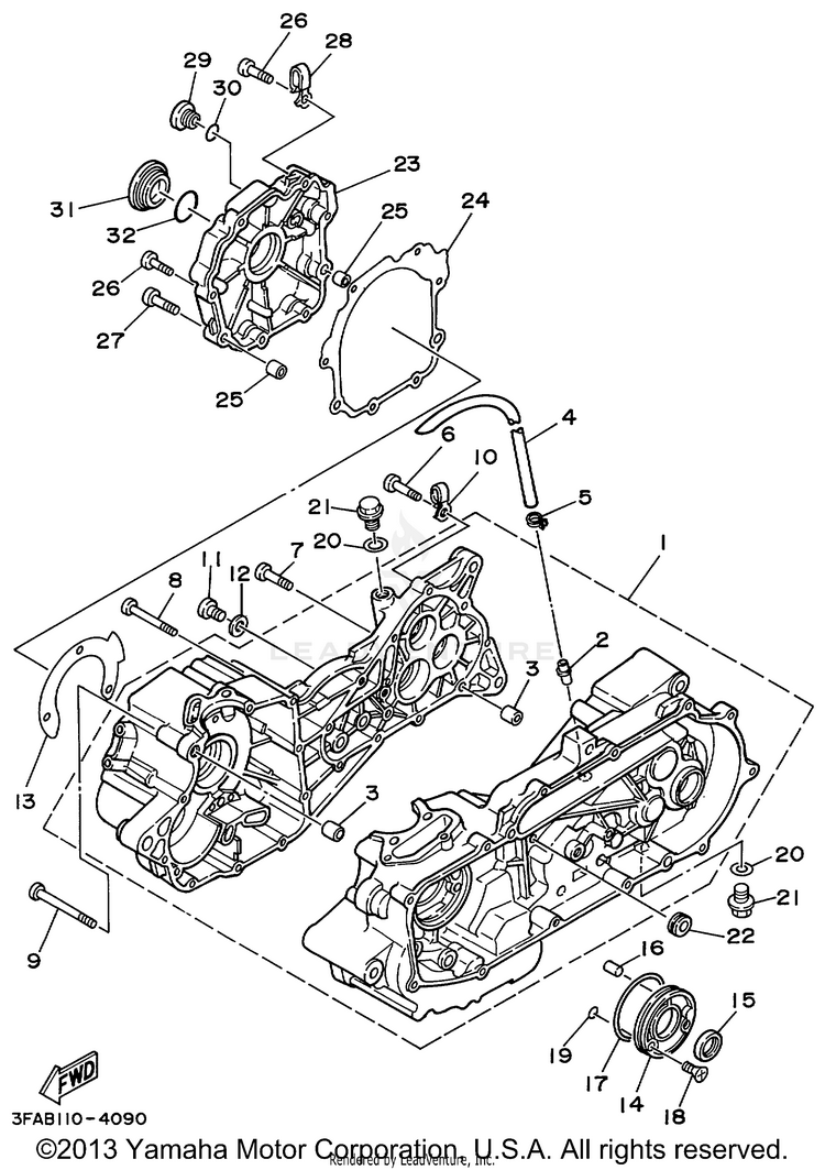 Crankcase Schematic