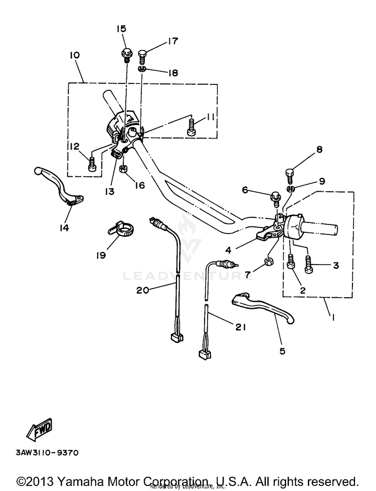 Handle Switch Lever Schematic