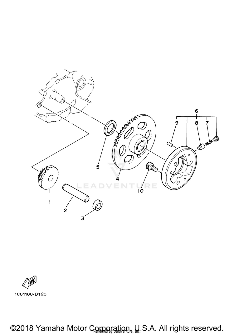 Starter Clutch Schematic