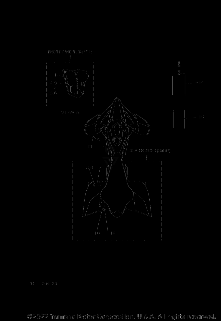 Emblem Label 1 YFZ450R - YFZ45YSXJL - 2018 Schematic