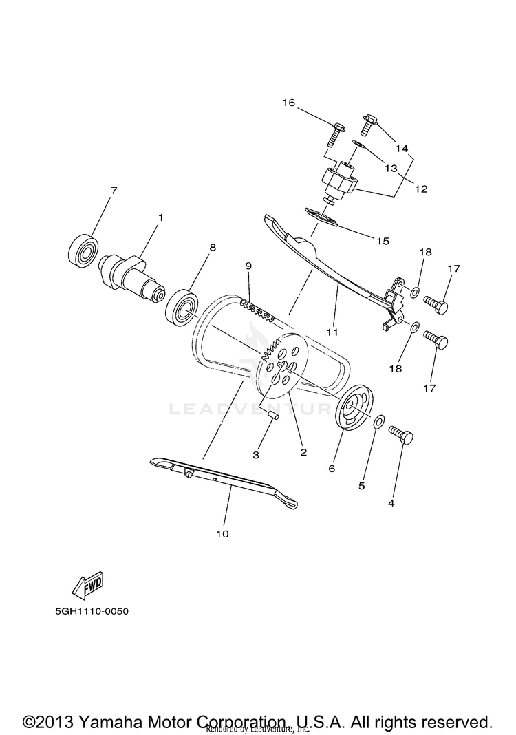 Camshaft Chain Schematic
