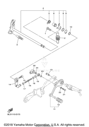 Shift Shaft Schematic