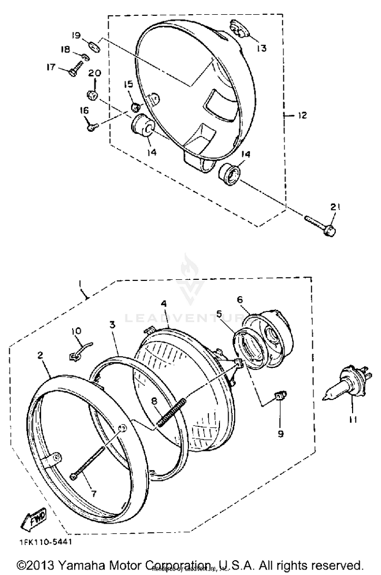 Headlight Schematic