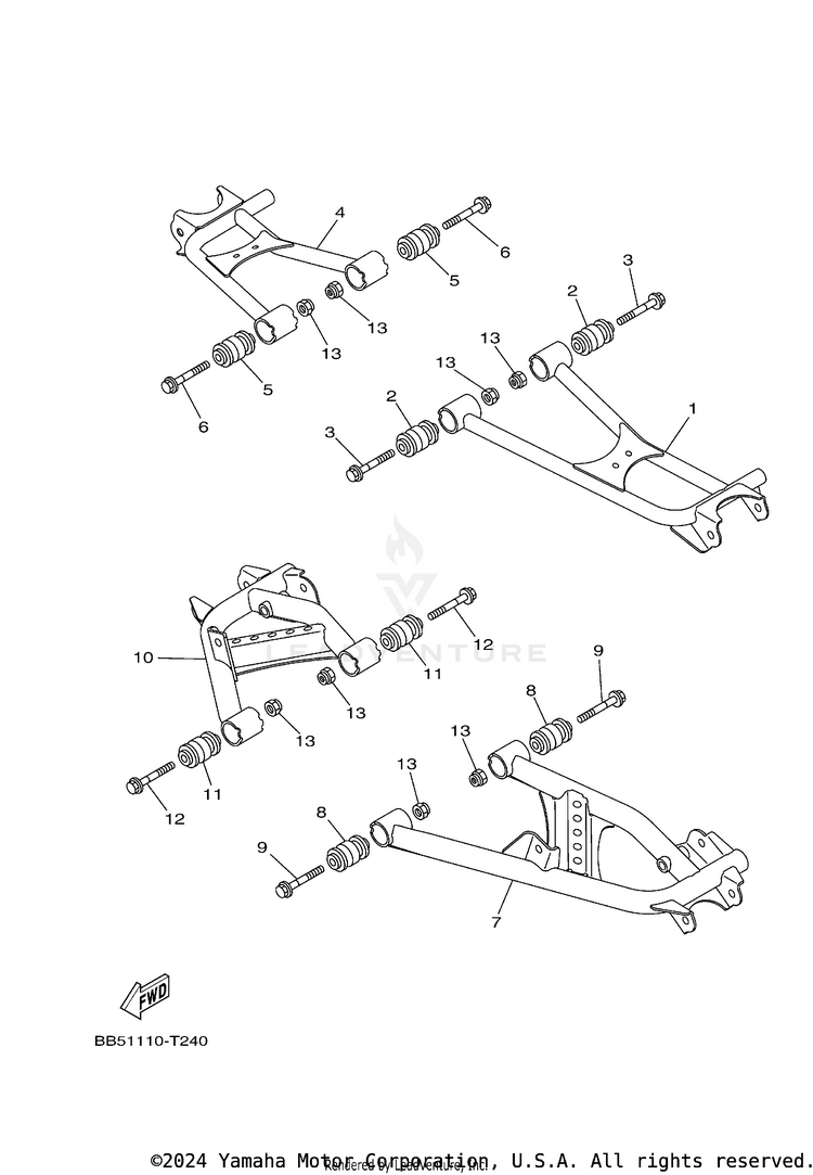Rear Arm Schematic