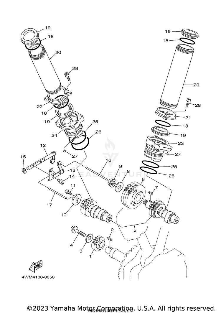 Camshaft Chain Schematic