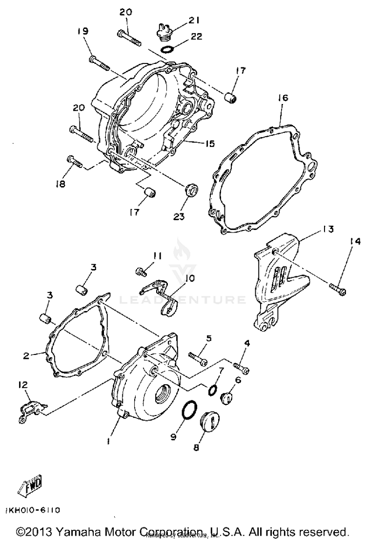 Crankcase Cover Schematic