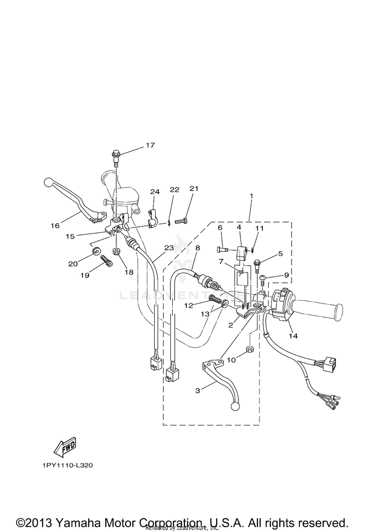 Handle Switch Lever Schematic