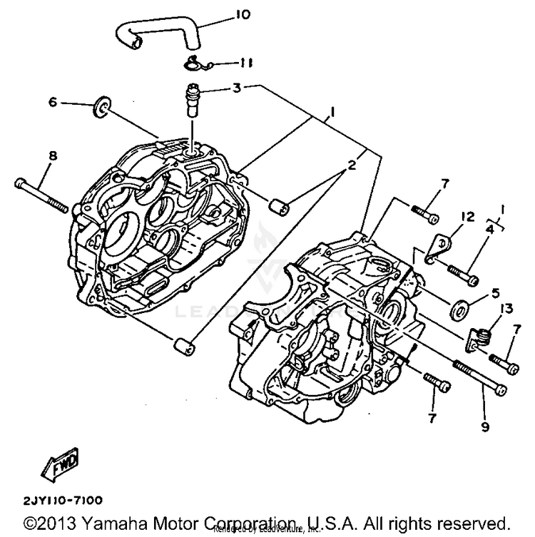 Crankcase Schematic