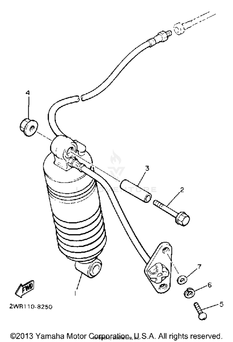 Rear Shocks Schematic