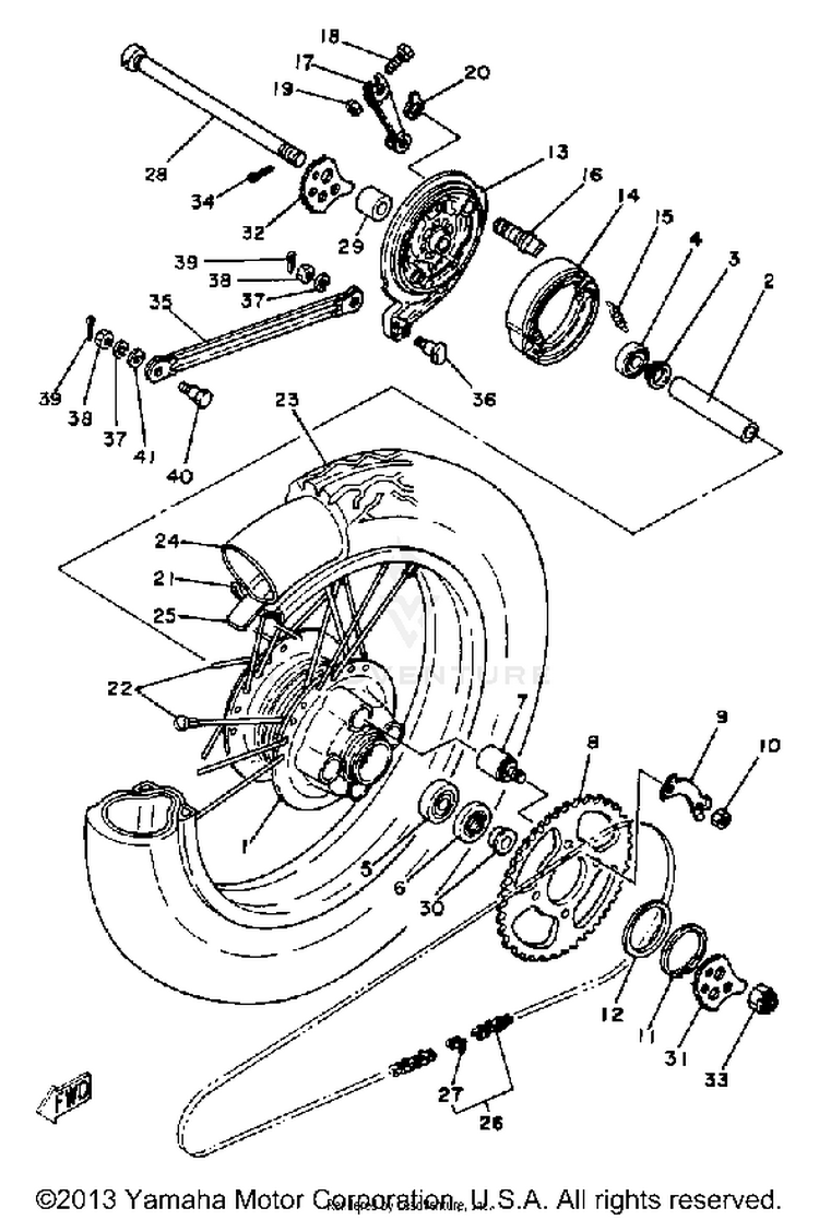 Rear Wheel Schematic