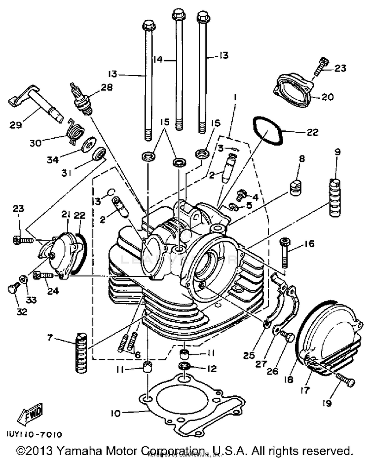 Cylinder-Head Schematic