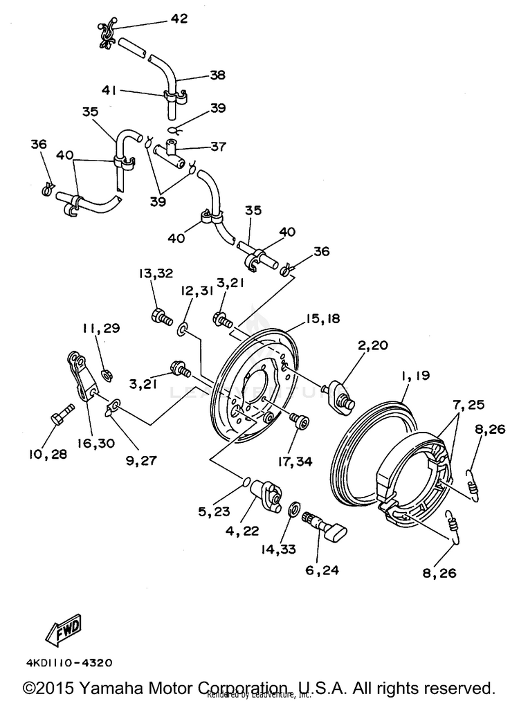 Front Brake Schematic