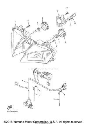 Headlight Schematic