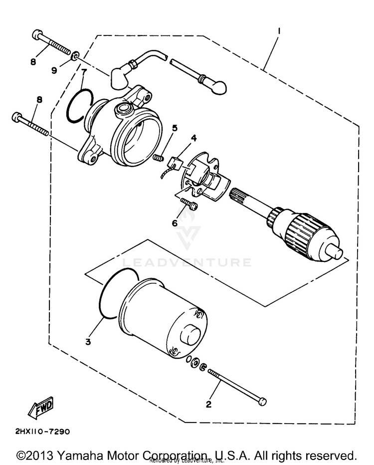 Starting Motor Schematic