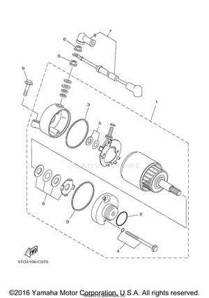 Starting Motor Schematic