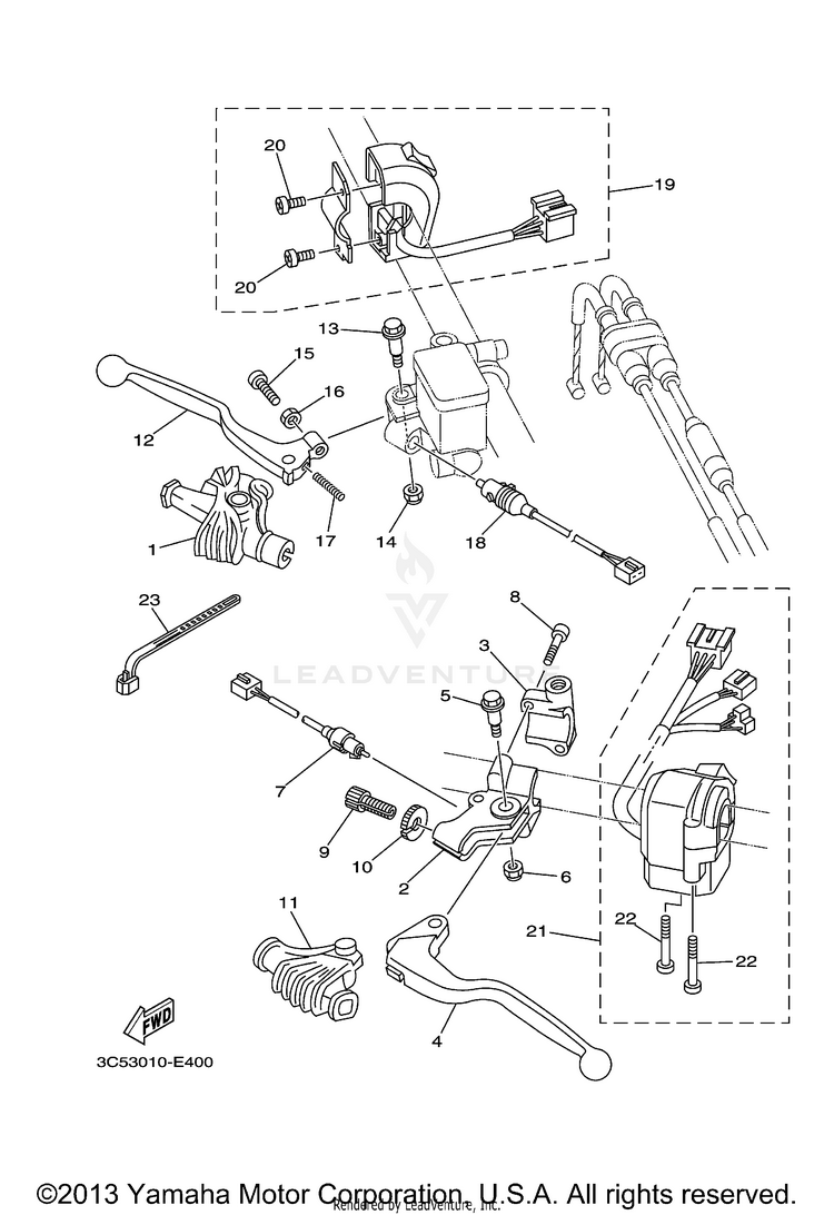 Handle Switch Lever Schematic
