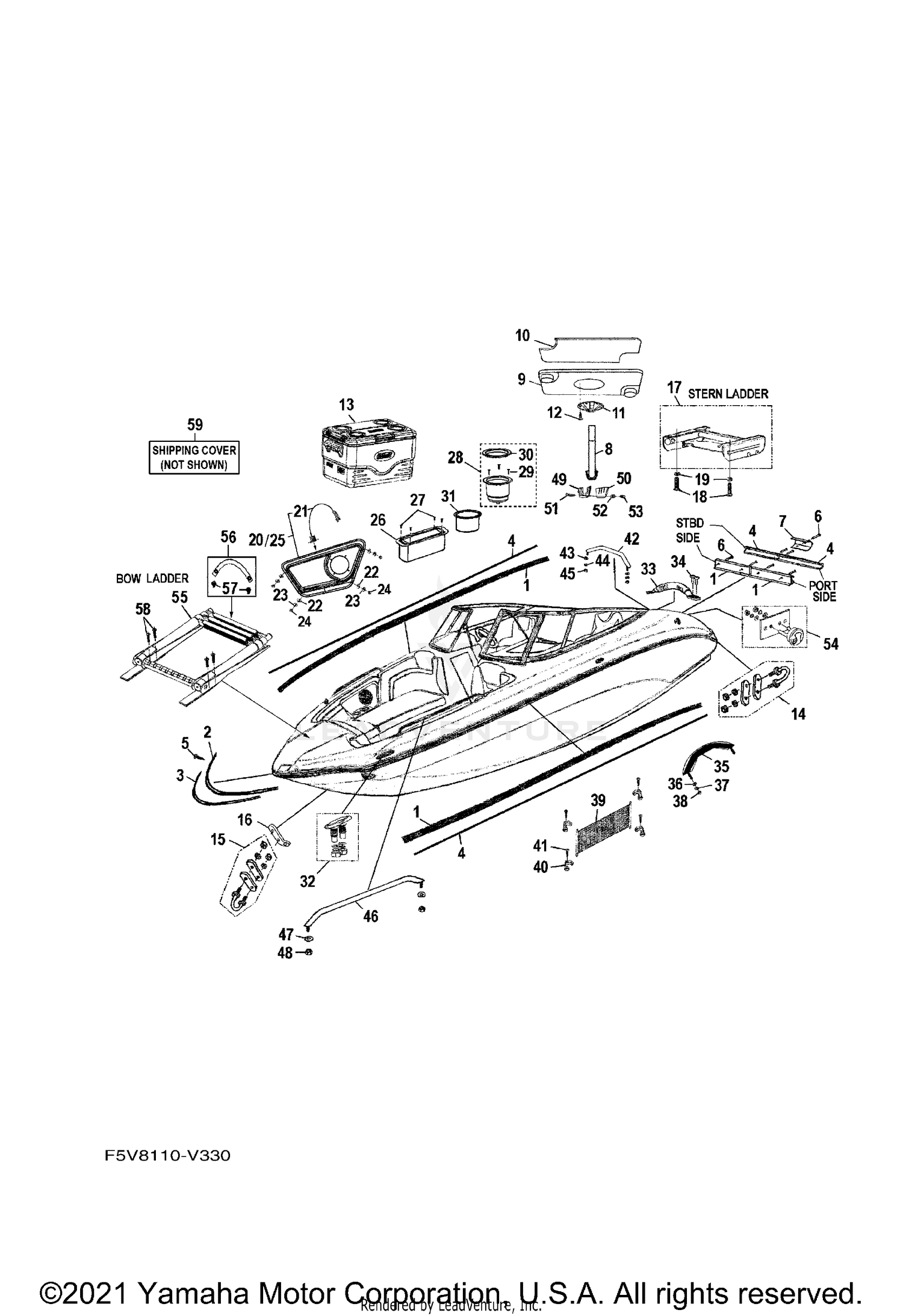 HULL DECK FITTINGS