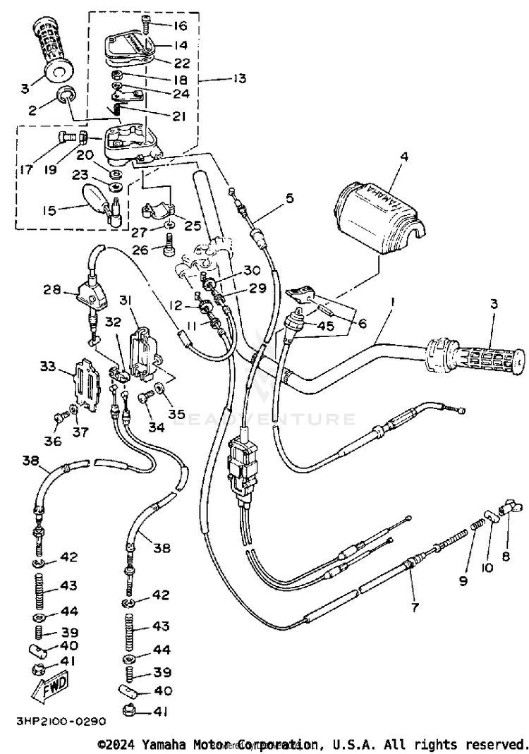 Handlebar-Cable Schematic