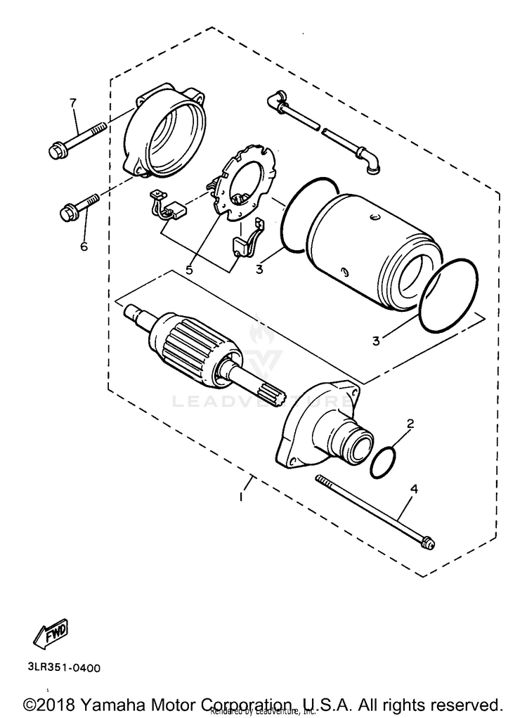 Starting Motor Schematic