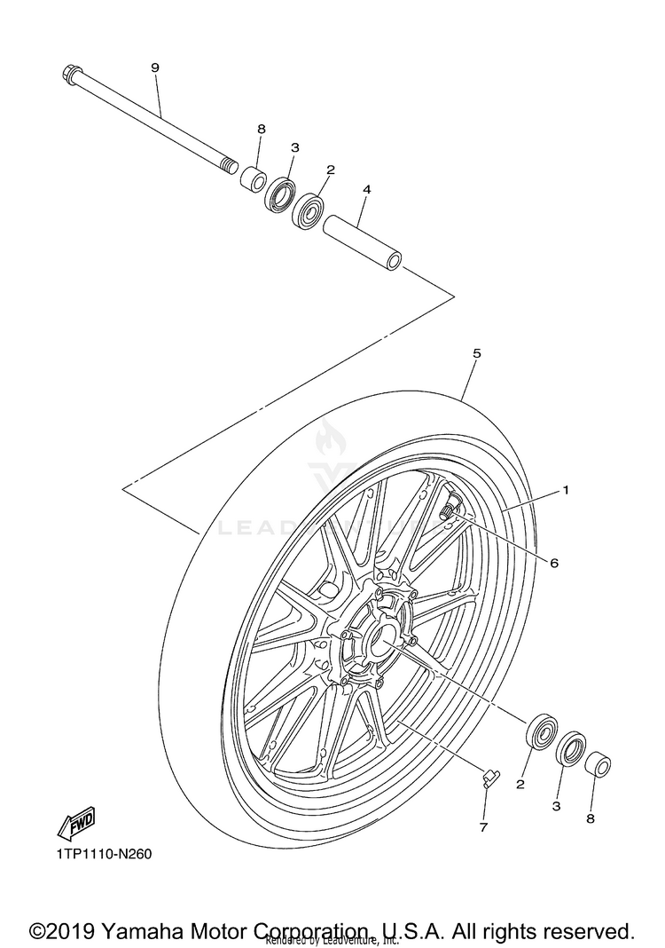 Front Wheel Schematic