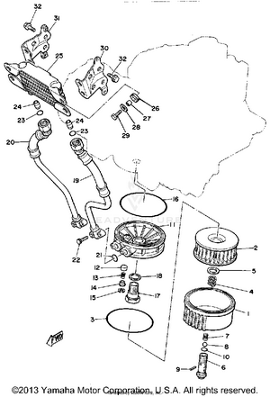 Oil Cooler Oil Cleaner Schematic