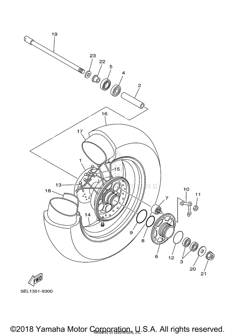 Rear Wheel Schematic