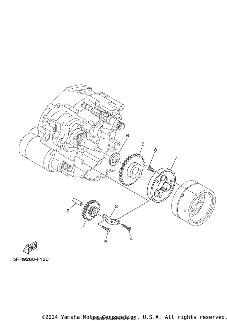 Starter Clutch Schematic